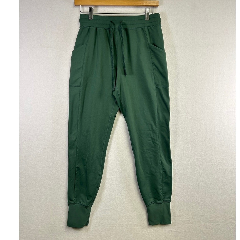 Athleisure Fabletics Womens S Forest Green Activewear Cargo Joggers Sporty Gym